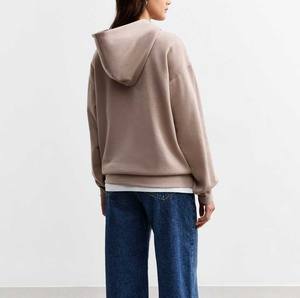 Sweat à capuche en polaire brossée douce pour vêtements de maison confortables Sweat à capuche Streetwear pour femmes Style moderne - Product Image 2