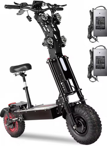 Electric <b>Scooter</b> for <b>Adults</b> <b>with</b> <b>Seat</b>, High Power 10000W Dual Motor <b>with</b> NFC,Max Speed 65MPH & Up to 75Miles, 14" Off-Road Tires - Product Image 2