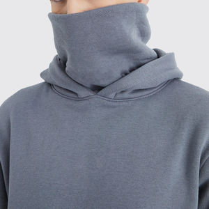 Sudadera con Capucha de Alta Calidad para Hombre, Manga Larga, Cuello Alto, para Fitness, Gimnasio, Personalizada, Talla Grande, con Bolsillo - Product Image 2