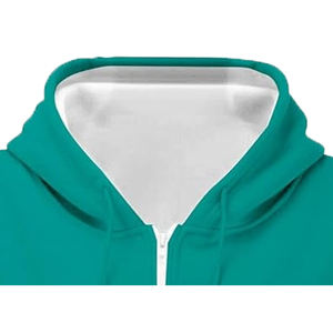 Robe pull en molleton d'hiver pour femme personnalisée, 100% coton, écologique, respirante, coupe-vent, avec broderie en relief sur le devant - Product Image 2