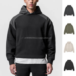 Sweat à capuche à épaules tombantes 100% coton Vente en gros Personnalisé en vrac Sweat-shirts bon marché et sympas - Product Image 1