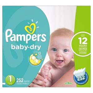 Couches Pampers Baby-Dry protection supplémentaire Couches taille sensible pour bébé - Product Image 5