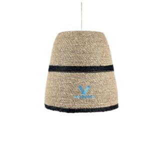 ietrustic Natural Water Hyacinth Stitching Pendant Ceiling Lamp Shade Handmade <b>Lights</b> For Home Decor - Product Image 3