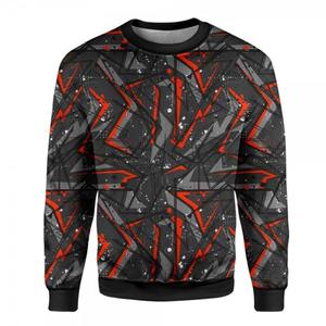Fun 3D Imprimé Art Sweat pour Hommes O-Neck À Manches Longues Top Puff Technics Drôle Surdimensionné Pull pour Automne Hiver Solide - Product Image 2