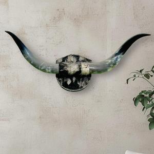 Worldcraft impex โคมไฟเกลือติดผนังรูปเขาควายแกะสลักทำด้วยมือ - Product Image 3