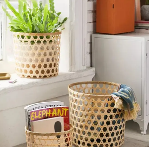 Cestas de Almacenamiento de Bambú Natural Viet Fargimex, Artesanías de Madera Tejidas a Mano Ecológicas de Vietnam, Artículos para el Hogar y Decoración Sostenibles - Product Image 5