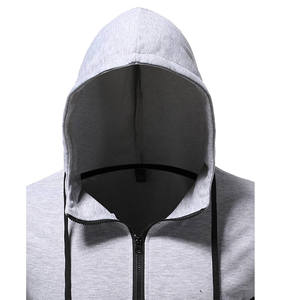 Sudaderas con capucha de calidad premium hechas a medida con diseño de trabajo de panel Sudaderas con capucha Color Quarter Zipper Cotton Fleece sudaderas con capucha para hombre - Product Image 6