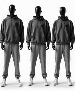 Conjunto Deportivo de Dos Piezas con Logotipo Personalizado, Sudadera con Capucha y Pantalones Deportivos para Correr, Leggings Deportivos, Conjuntos Deportivos para Hombre - Product Image 1