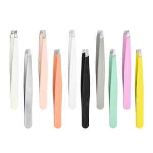 ชุดแหนบถอนขนคิ้วปลายเฉียงทำมือ คุณภาพสูง ระดับมืออาชีพ หรูหรา ผลิตจากสแตนเลส สามารถปรับแต่งได้ สำหรับผู้หญิง - Product Image 4