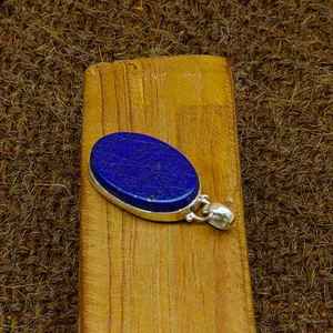 Artisan Fabriqué 925 Collier En Argent Massif avec Lapis Lazuli Cabochon Bohème Style Pendentif Cadeau pour Femmes Fine Pendentifs Charmes - Product Image 6