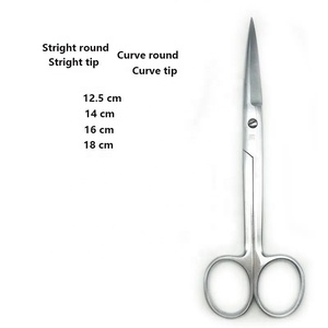 Service nasal d'exploitation Ciseaux chirurgicaux pointus Outils d'instruments médicaux en acier inoxydable incurvé - Product Image 3