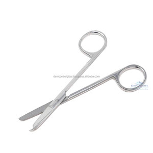 Davicon อุปกรณ์การทำศัลยกรรมพลาสติก3.1/2IN กรรไกรแบบสั้นทำจากสเตนเลสสตีล - Product Image 6