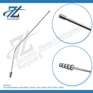 ท่อดูดยาซาร์กิล รุ่น Lure Hub ขนาด 3.5 มม. ยาว 20 ซม. ทำจากสแตนเลส เครื่องมือผ่าตัดพื้นฐาน ใช้งานด้วยมือ ได้รับการรับรองมาตรฐาน CE ผู้นำด้านการผลิตในปากีสถาน - Product Image 2