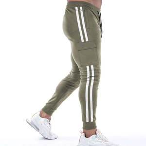 <b>Men's</b> Eco-Friendly Windproof Breathable Quick Dry Organic 100% Cotton Fleece Lining Formal Flat Embroidered Drawstring Slim Fit - Product Image 6