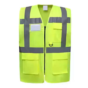 Gilet de sécurité unisexe le plus vendu pour les activités de plein air respirant à séchage rapide technologie coupe-vent tissu personnalisé toutes les saisons - Product Image 6