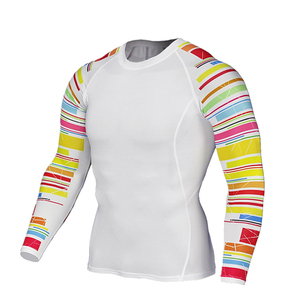 Protection contre les éruptions cutanées pour hommes, en Polyester Spandex, personnalisé, Gym, Fitness, séchage rapide, sublimation, imprimé UPF, protection contre les éruptions cutanées, toutes tailles - Product Image 2