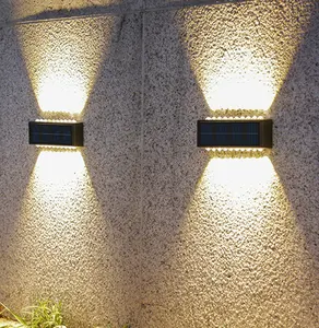 Yeni tasarım güneş açık led ışık yıkama aydınlatma dekoratif ev duvar bahçe dekorasyon