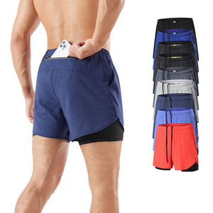 Pantalones cortos deportivos ligeros de verano de estilo callejero para hombre, pantalones cortos con cordón ecológicos de talla grande con bolsillo para entrenamiento - Product Image 4