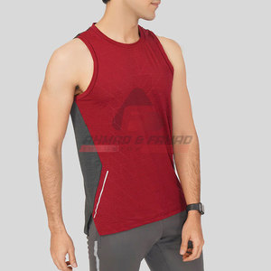 Hecho en el mejor material Camiseta sin mangas Diseño de logotipo personalizado Camiseta sin mangas Venta caliente Gimnasio Hombres Camiseta sin mangas - Product Image 4