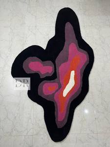 Modern Customized Size Woolen Handmade <b>Rug</b> Unique <b>Tufted</b> Design Washable Non-Slip for Home Decor and Floor Use - Product Image 2