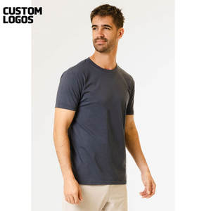 T-shirt uni respirant à col rond 100% coton 180 GSM T-shirt coupe régulière - Product Image 2