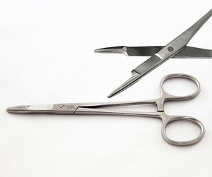 Atornillador de agujas Olsen-Hegar de acero inoxidable con tijeras/instrumento con abrazaderas tipo tijera utilizadas para bajar los extremos de las agujas - Product Image 2