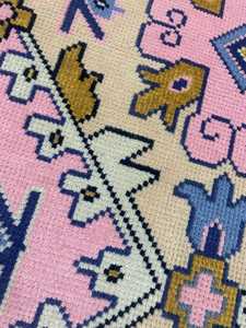 Grand tapis de fond en laine antidérapant fait à la main de haute qualité pour la maison pour le salon et la chambre - Product Image 4