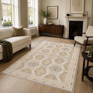 Tapis traditionnel lavable en chenille RW3048 Sultanabad Chalk de Rug Weavers, disponible en 10 tailles, vente en gros et dropshipping - Product Image 2