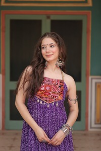 Exclusif Navratri Wear Indian Boutique Chic Et Élégant Robe De Qualité Premium Magnifique Superbe Accrocheur Robe La Plus Tendance - Product Image 2