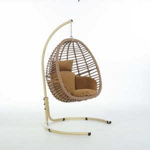 2021 Best-Selling Modern Design Indoor/Outdoor Egg Shape Patio <b>Hammock</b> Chair Swing European Standard Made in Turkey <b>for</b> Gym Use - Product Image 1