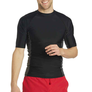 Camisas de compresión de color sólido en blanco simples hechas a medida, gran oferta, camisas de compresión de ropa deportiva sublimada Rush Guard - Product Image 1