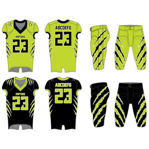 Conjunto de uniforme de fútbol americano 2025, poliéster de alta calidad, Spandex, manga corta, equipo de fútbol americano Premium - Product Image 5