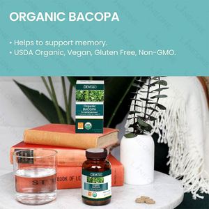 Suplemento Herbal Nootrópico de Bacopa Monnieri de Marca Privada, Cápsulas Orgánicas de Bacopa Monnieri, Productos Herbales - Product Image 4