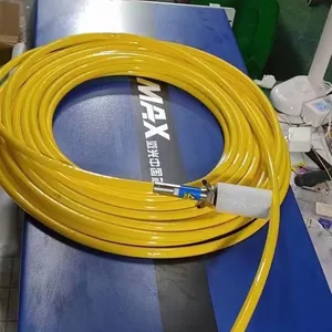 Cavo giallo in fibra ottica di alta qualità 20/25/50um per cavo Laser in fibra QBH personalizzato IPG Raycus MAX JPT Reci