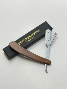<b>Single</b> <b>Blade</b> Stainless Steel Men's Wet Shaving High Quality Disposable Safety <b>Razor</b> Wood Design Customizable Available - Product Image 3