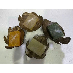 Plateau en coquille de noix de coco naturelle pour contenir du savon-Porte-savon écologique Plateau à savon le moins cher - Product Image 6