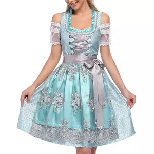 German Blouse dress Oktoberfest Custom for women Bavarian Dirndl Traditional Oktoberfest Woman Dirndl Blouse Dress