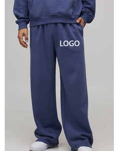 Hot Sale Causal Sports Wearing <b>Men</b> Jogging Trackpants OEM Breathable Anti pilling Cotton Fleece High Waist Straight Leg <b>Trouser</b> - Product Image 4