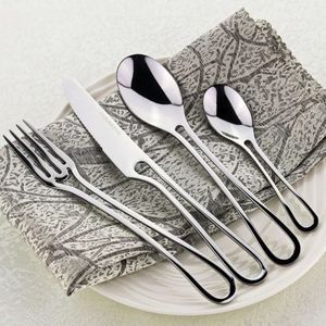 Decorative Silverware Set for Hotels Supply High Quality Steel Food Grade Quality Finished Cutlery Set <b>Flatware</b> With Logo - Product Image 1