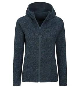 Sudadera con capucha de lana para mujer con cremallera completa de calidad superior Jersey acogedor y cómodo Ideal para clima frío y trajes de moda - Product Image 1