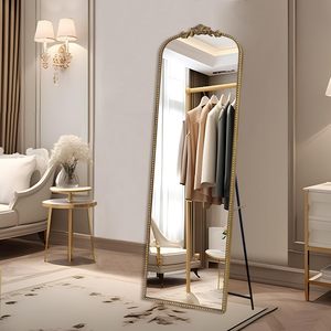 Length <b>Mirror</b>, Tempered Glass 65''x22'' Full Body <b>Floor</b> <b>Mirror</b> with Free <b>Standing</b> - Product Image 2