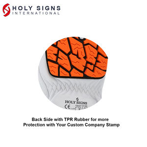 Venta al por mayor de guantes de conductor de alta resistencia de piel de oveja de vaca de seguridad térmica de cuero cómodo TPR protección impermeable trabajo de soldadura - Product Image 3