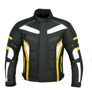 Veste de moto pour hommes vestes de moto en cuir véritable Racing Biker Riding CE Approved Waterproof All-Weather - Product Image 5