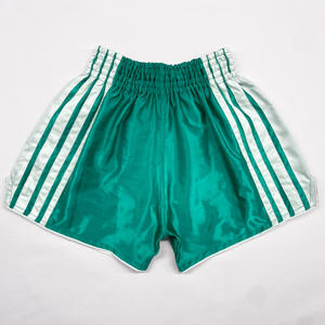 กางเกงขาสั้นฝึกซ้อมมวยไทยสำหรับผู้ชายแบบปรับแต่งได้2025ผ้าใบพิมพ์ดิจิตอลลายทึบสไตล์ลำลองระบายอากาศได้ดีแห้งเร็ว - Product Image 2