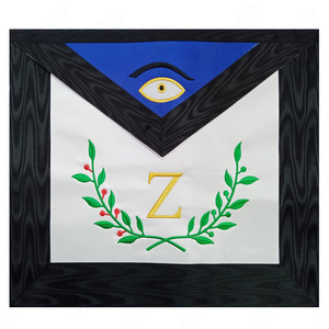 2025 Customizable <b>Embroidered</b> Leather Apron 4th Degree with Logo Twigs Square Pattern 3D Sew-On Badge for <b>Bags</b> Butterfly <b>Clutch</b> - Product Image 1