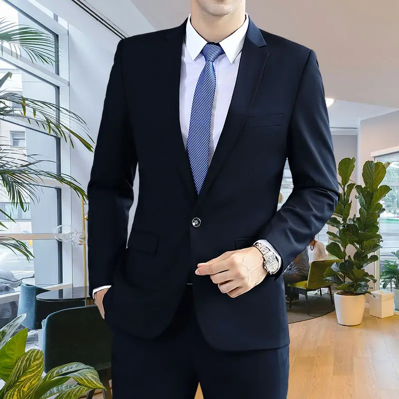Business Men Suit 3 Pieces Classic Slim Fit Formal Italian Wedding Tuxedo High Quality Suit for Men