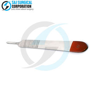 Mango de bisturí reutilizable de borde rojo de la mejor calidad, diseño personalizado, venta en línea, mango de bisturí, herramientas médicas, mango de bisturí - Product Image 3