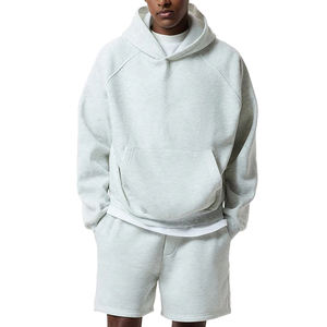 Poids lourd 460 grammes coton vierge sweats à capuche Streetwear grande taille personnalisé strass sweats à capuche de haute qualité - Product Image 2