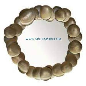 Feuille conception artisanale Look Unique décor à la maison mural suspendu Top vente classique chambre mur vanité miroir indien - Product Image 2