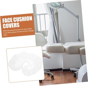Taie d'oreiller jetable Couvre-visage de massage en tissu non tissé, coussinets pour le visage pour table de massage - Product Image 4